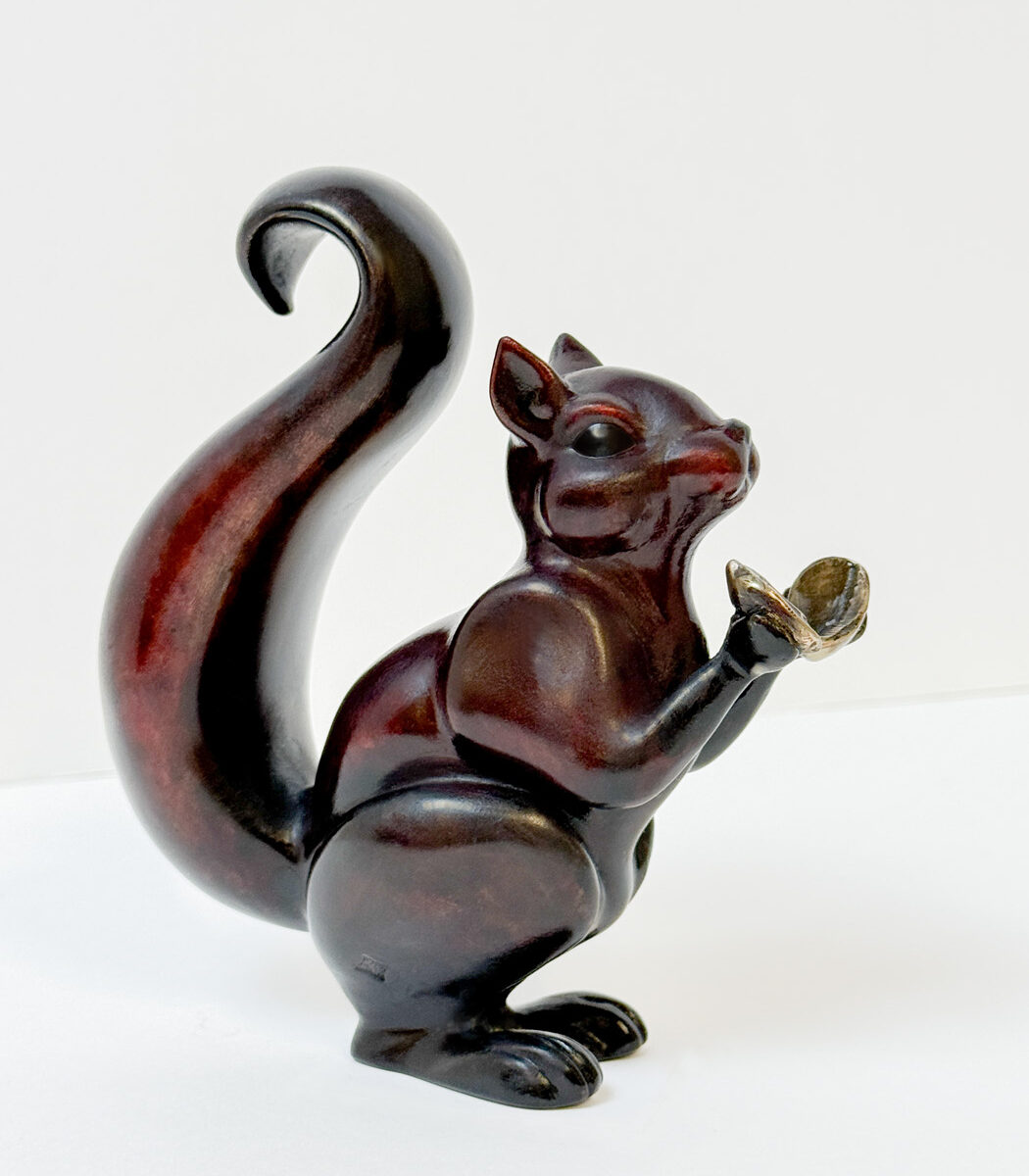 Peanut Cast Bronze 5" x 4.5" x 2"